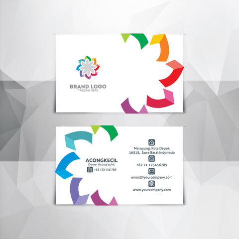 Plantable Multi-Colored Designer Business Cards - 250 Cards