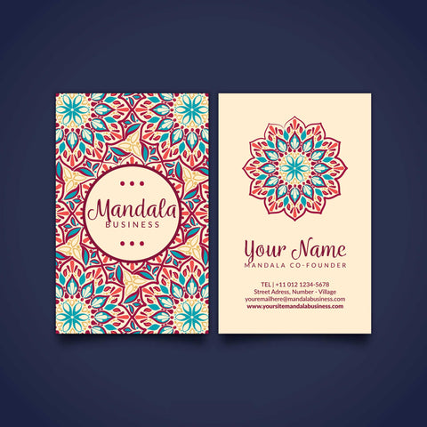 Plantable Mystic Mandala Wedding Invitation Card