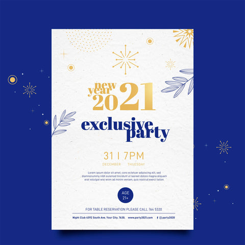 Plantable New Year Exclusive Party Eco Invitations
