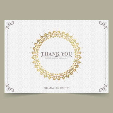 Plantable Ornamental Thank You Cards - Set of 100