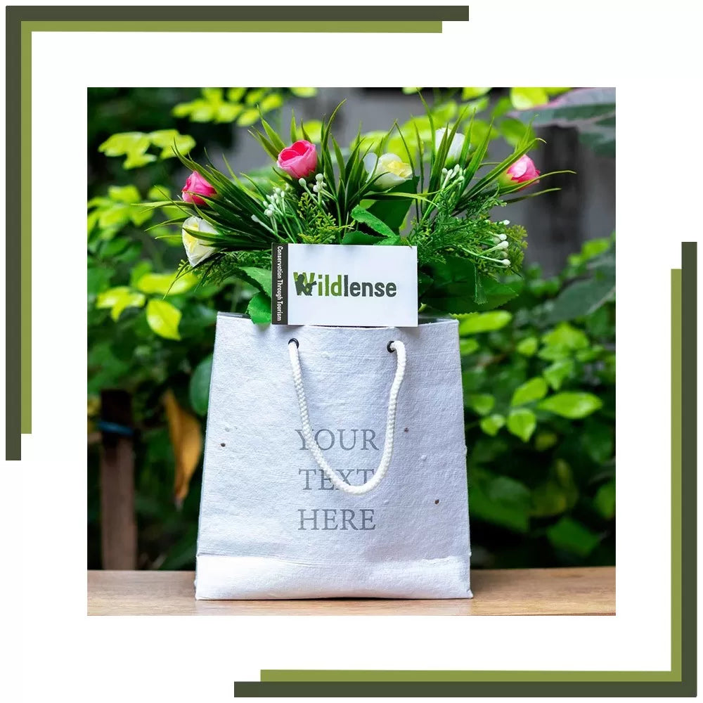 Plantable Seed Paper Gift Bags (Pack of 10) Wildlense