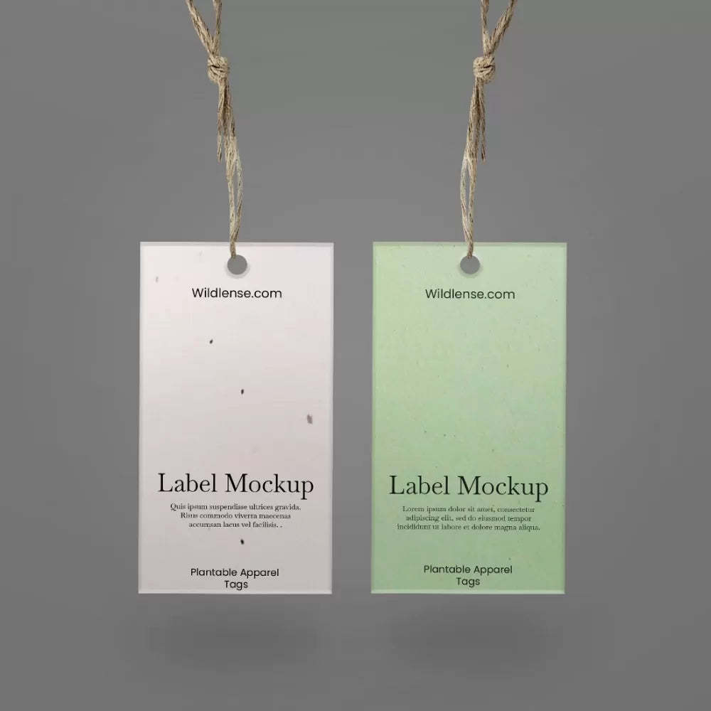 Plantable 'Zero-Waste' Eco Seed Paper Tags & Labels Wildlense