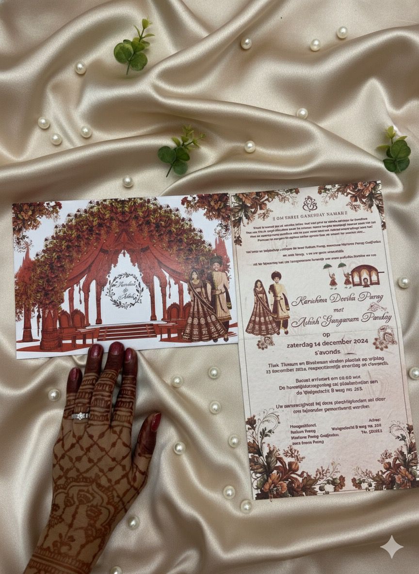 Plantable Perfect Matched  Sliding Wedding Invitation Cards