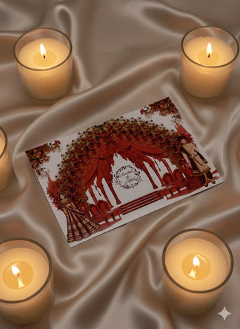 Plantable Perfect Matched  Sliding Wedding Invitation Cards