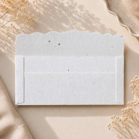 Plantable Seed Paper Shagun Envelope (Pack of 5) | Eco-Friendly Wedding Money Envelope
