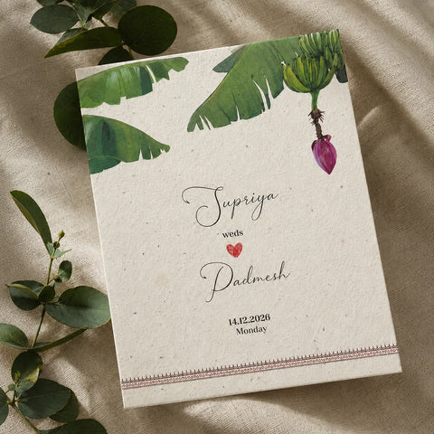Premium A5 Plantable Seed Paper Wedding Invitation Envelope
