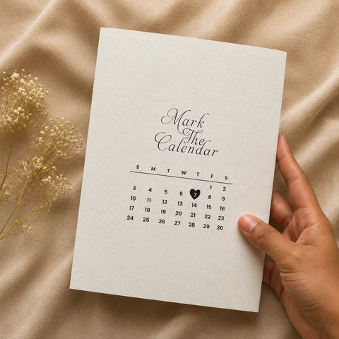 Premium Plantable Seed Paper Door Fold Wedding Invitation Card