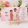 Premium Plantable Sliding Wedding Invitation Card | South Indian Theme