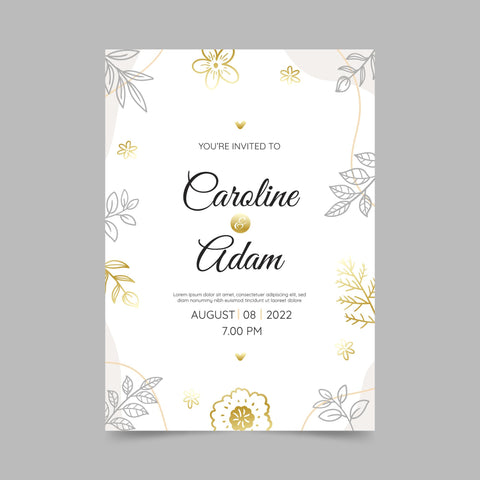 Plantable Prime Bloom Wedding Invitation Card