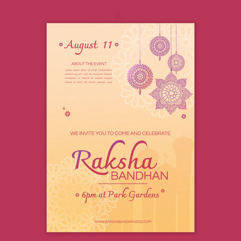 Plantable Raksha Bandhan Eco Greetings & Party Invitations