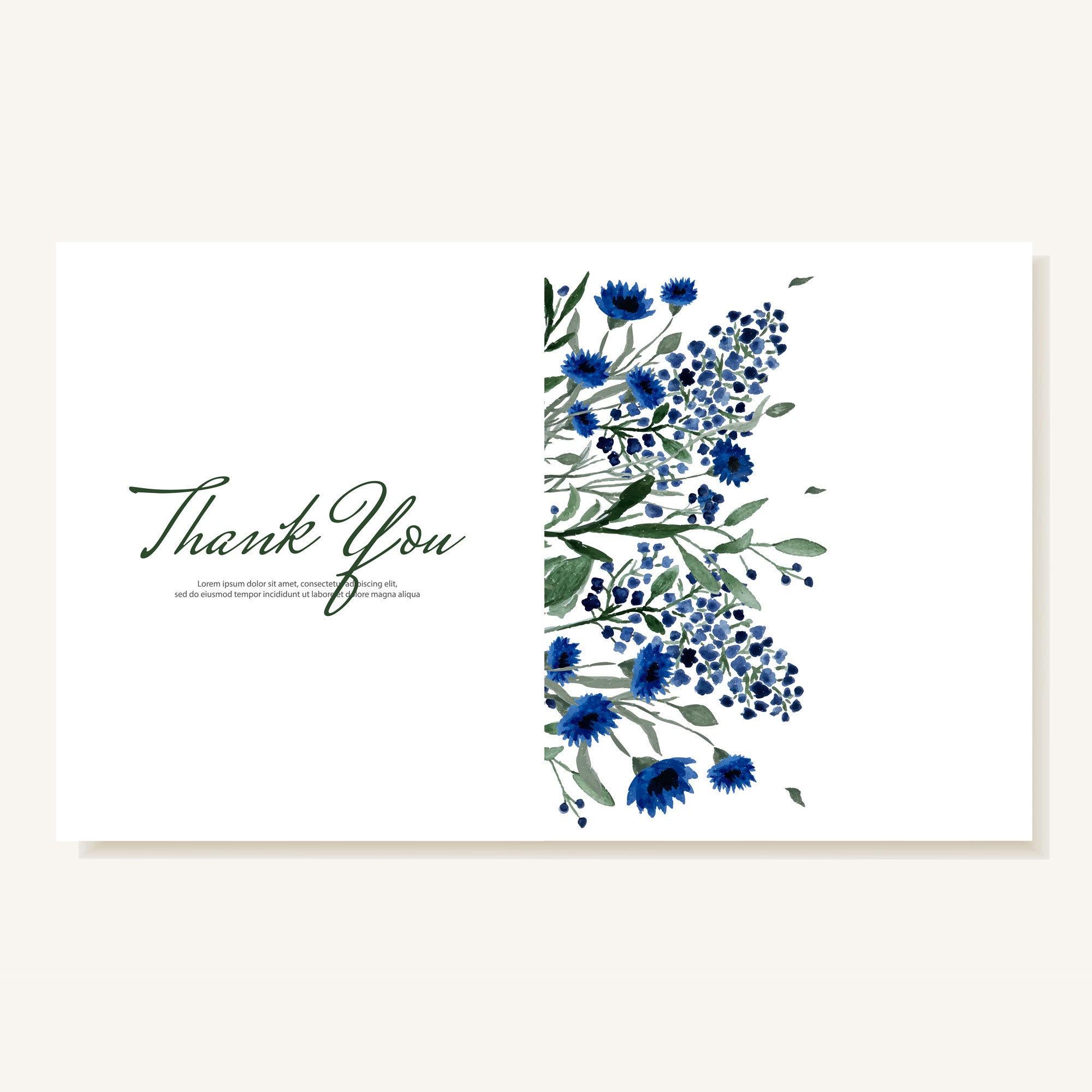 Plantable Summer Flowers Thank You Cards - Set of 100