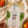 Traditional Marathi Plantable Wedding Invitation Card | Eco-Friendly Seed Paper Lagna Patrika | Handmade Sustainable Wedding Invite