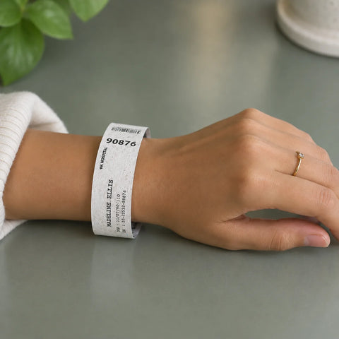 Wildelnse Custom Plantable Seed Paper Wristbands | Eco-Friendly Biodegradable Wristbands pack of 100