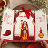 Wildlense Bengali Plantable Seed Paper Wedding Invitation with Red Ribbon