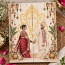 Wildlense Plantable Door Fold Sanskriti Marathi Wedding Invitation Card
