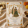 Wildlense Royal Indian Couple Plantable Seed Paper Biodegradable  Wedding Invitation Card