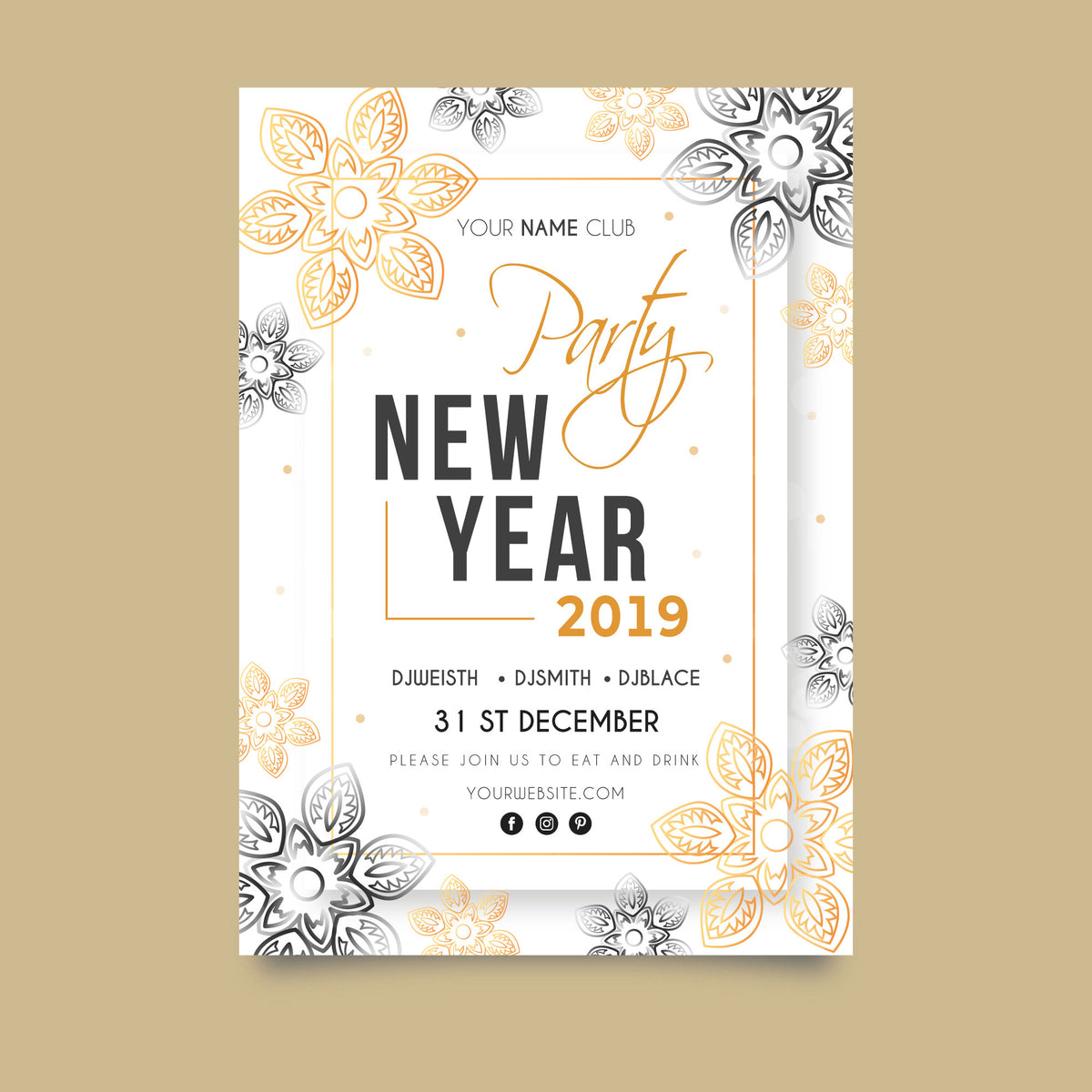 Plantable Wishful New Year Eco Greetings & Party Invite