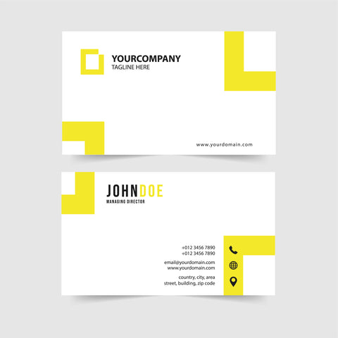 Plantable Yellow Sunshine Business Cards - 250 Cards