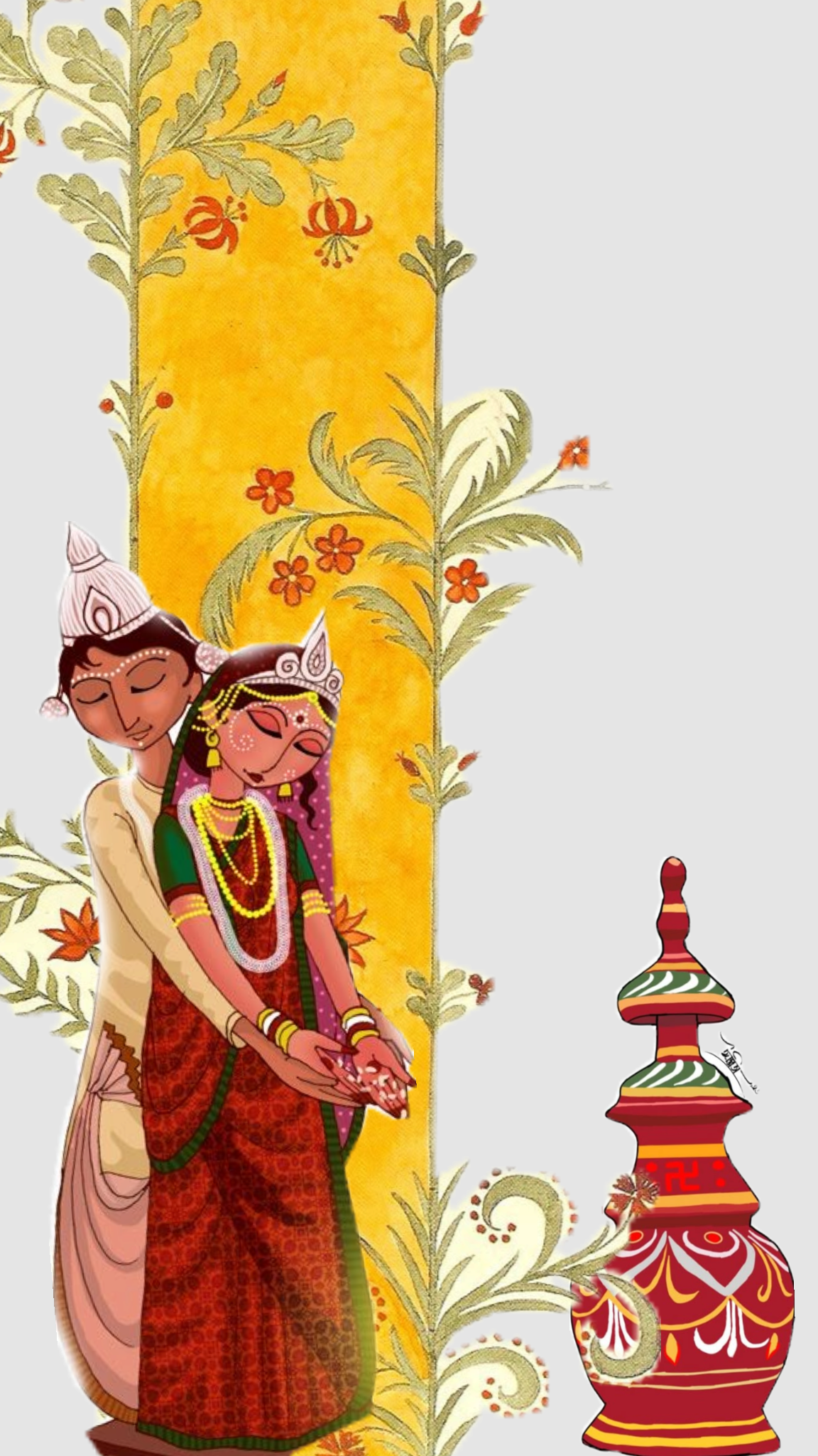 Plantable Traditional Bengali Wedding Invitation